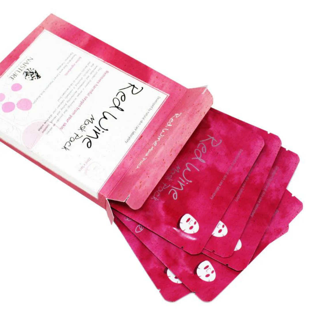 Red Wine Mask 5-Pack